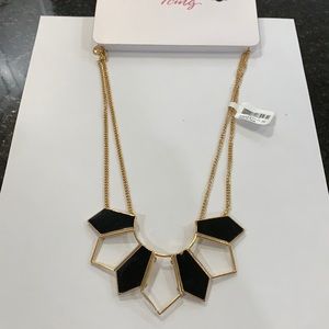 New with tags Black and Gold statement Necklace